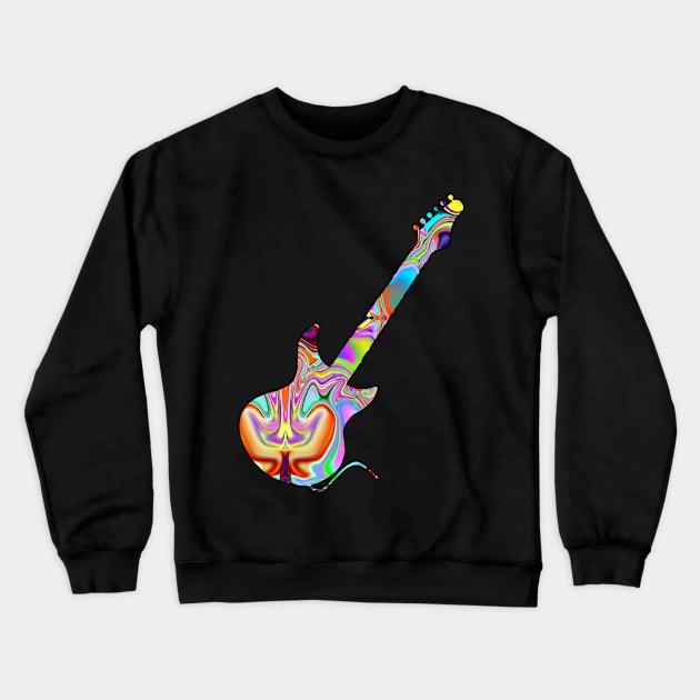 Rock Guitar 03 Crewneck Sweatshirt by kensor